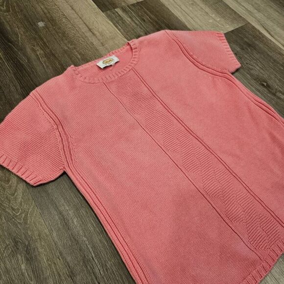 Talbots 100% Cotton Knit Top Size Medium - Picture 3 of 5